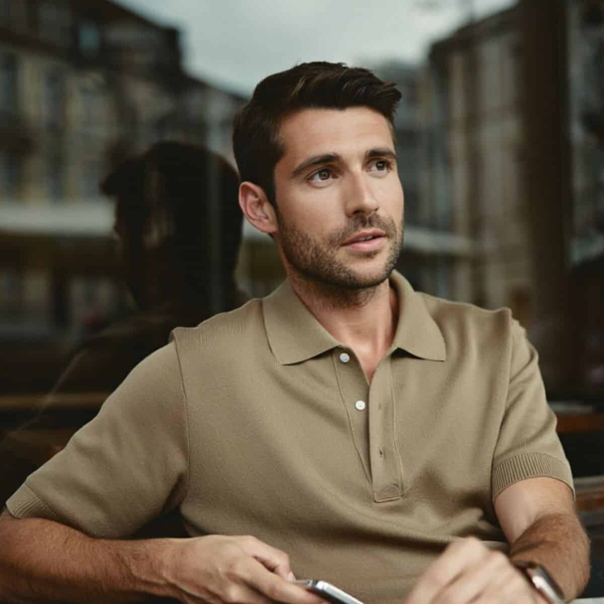 Sovereign investor looking into the distance, representing strategic foresight in trading without the need to constantly monitor signals.