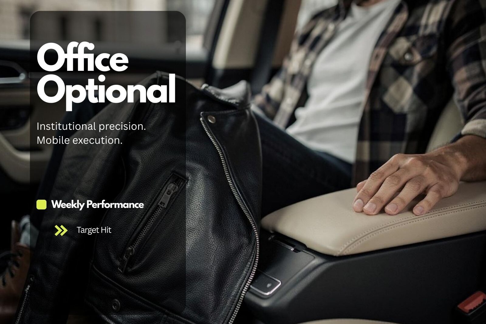 Institutional Precision. Mobile Execution.